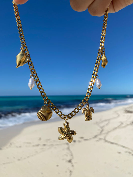 Charms necklace 🪸🐠🐚