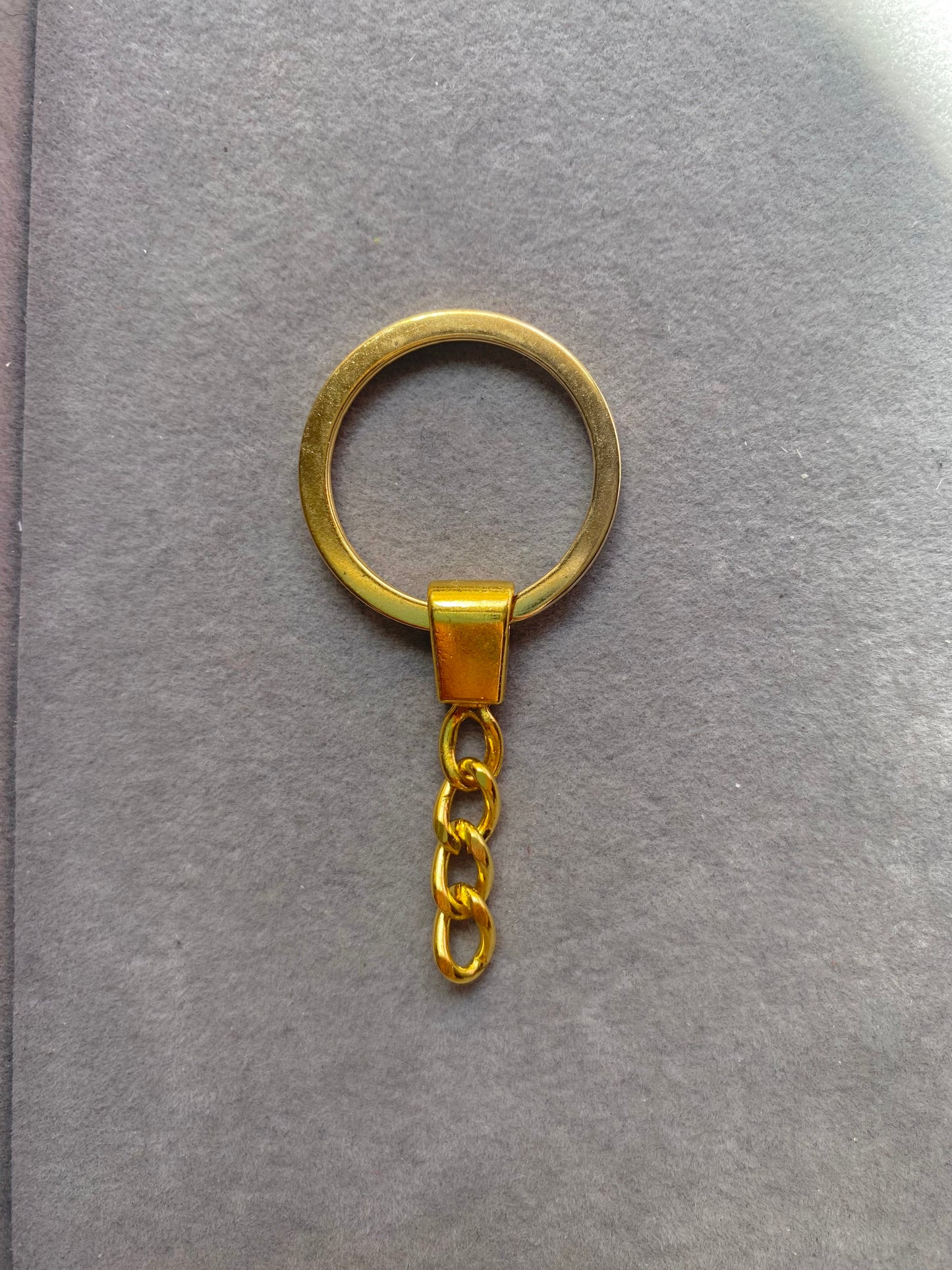 Chinese gold keychain