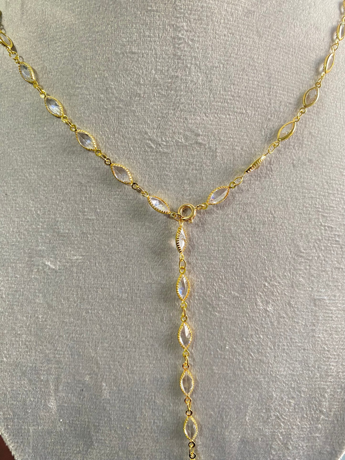 Transparent crystal ovals