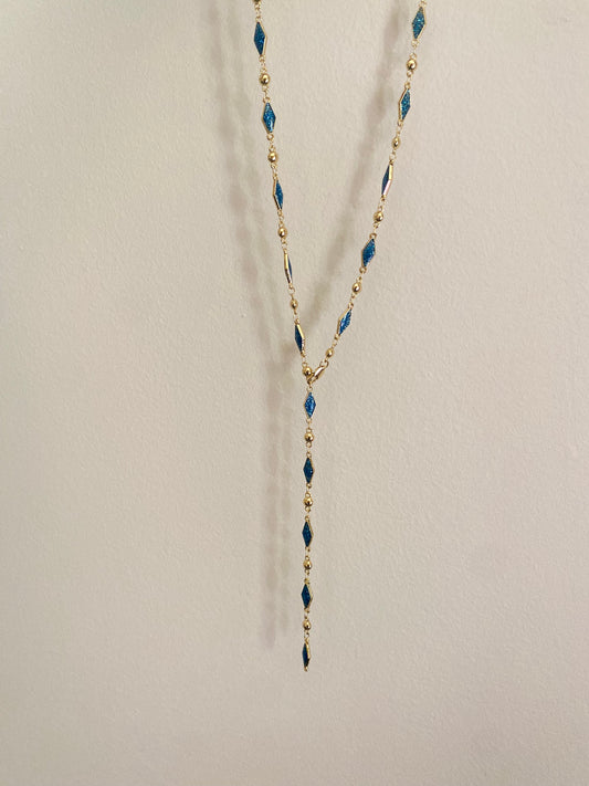 Diamonds drop necklace