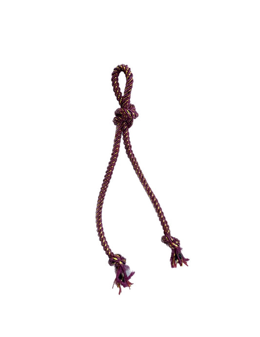 Burgundy with gold threads