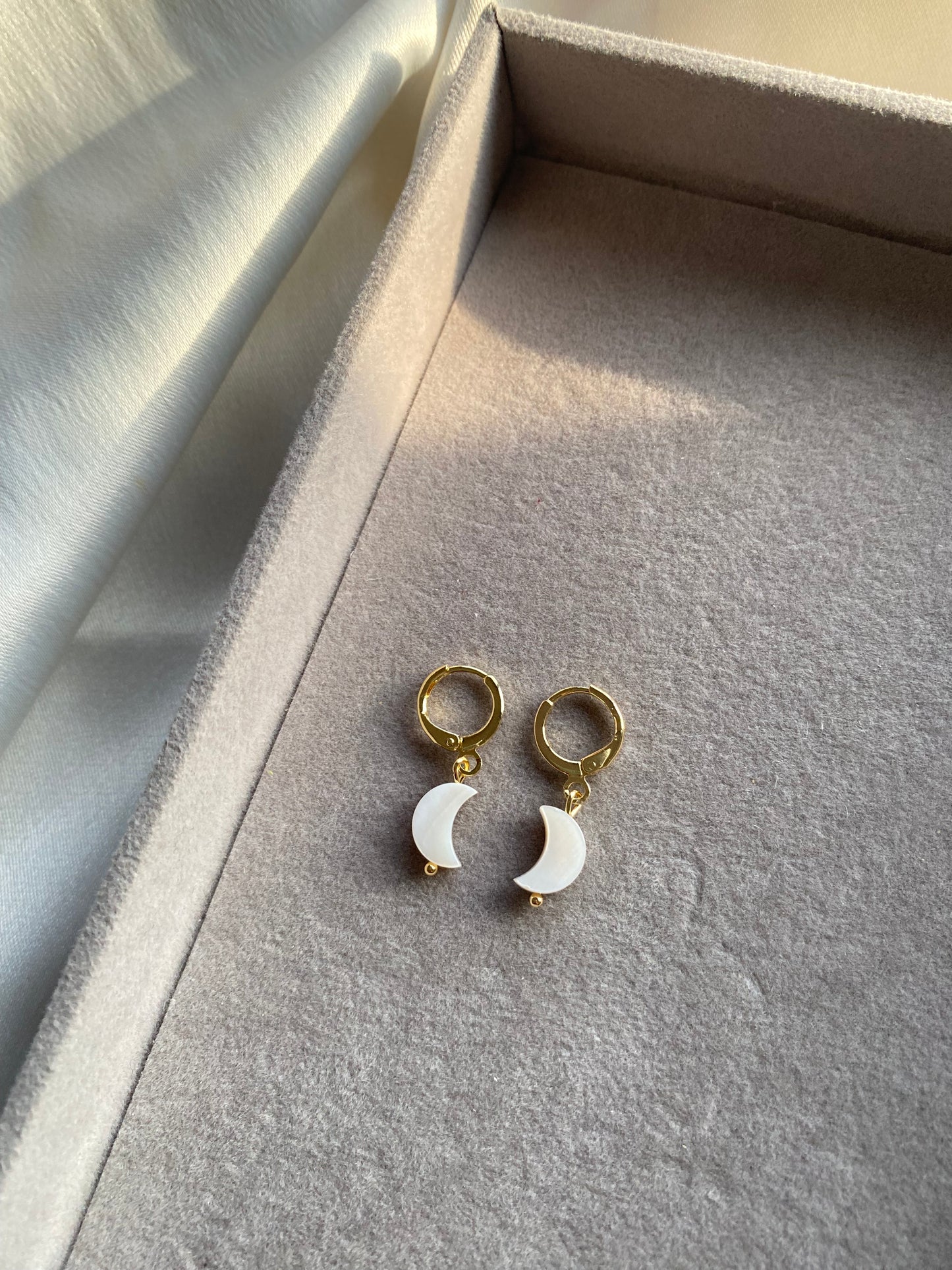 Crescent earrings