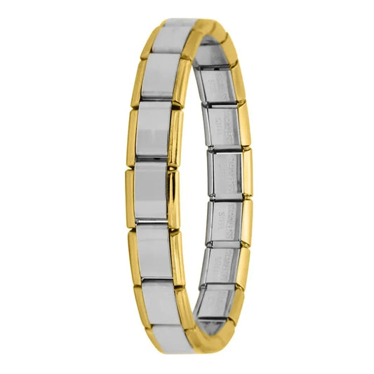 Gold & Silver Italian bracelet